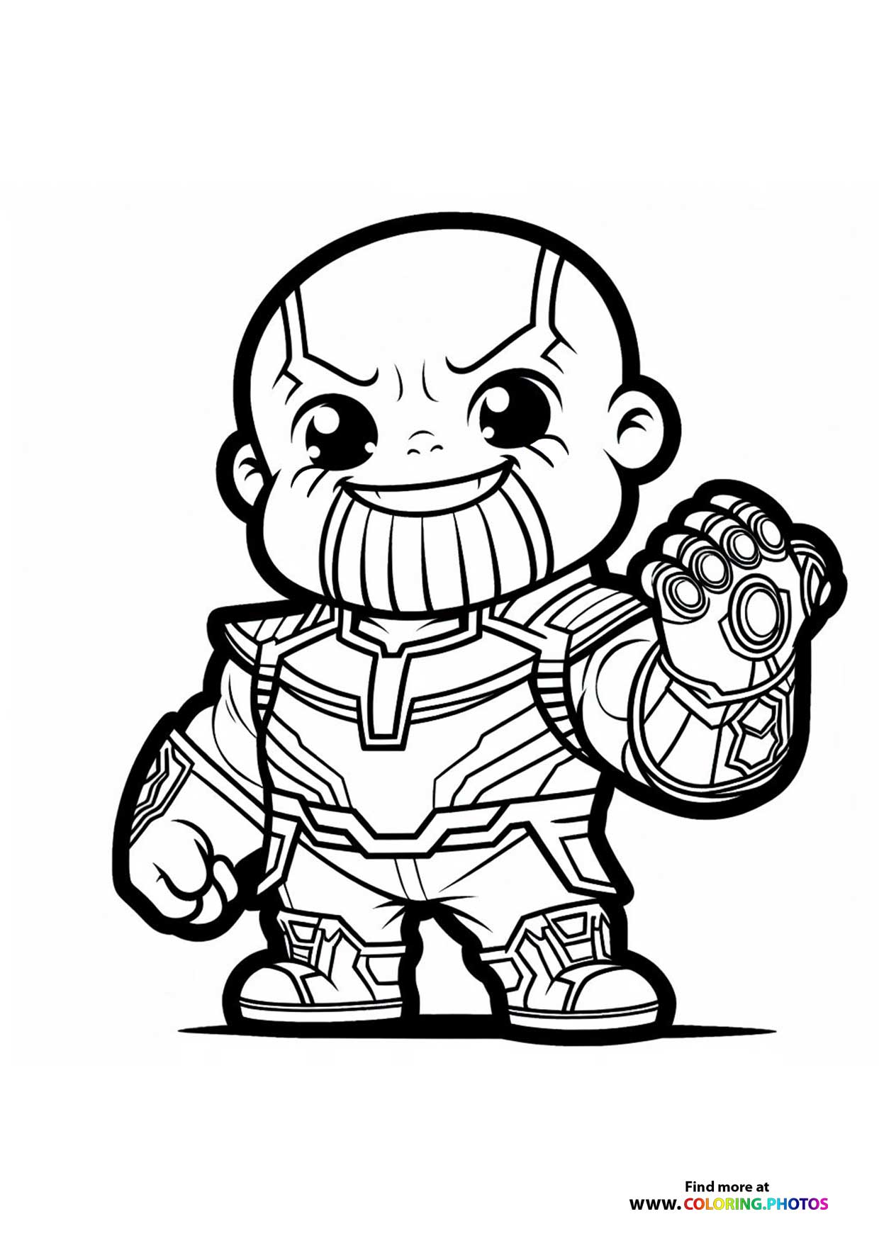 Cute Thanos smiling