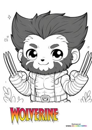 Chibi Wolverine with Claws