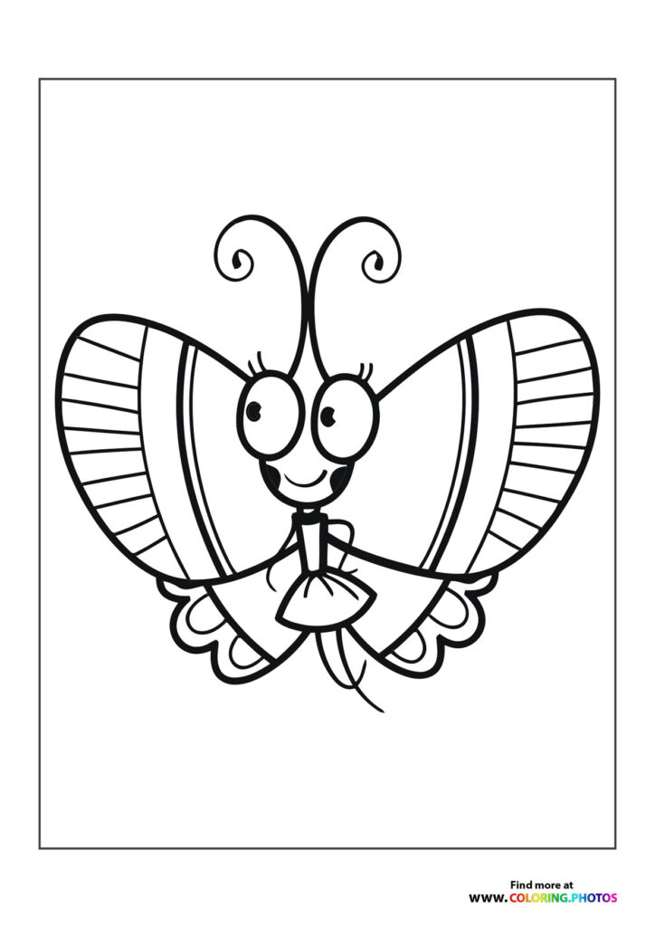 Cute butterfly ballerina