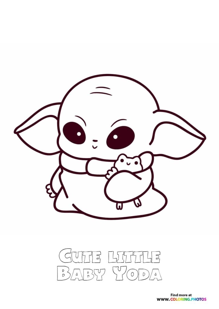 Cute little Baby Yoda