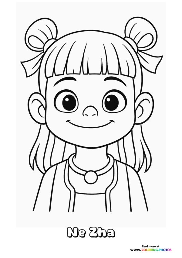 Ne Zha Smiling Portrait