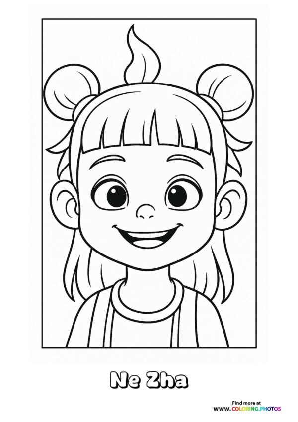 Ne Zha Smiling Portrait