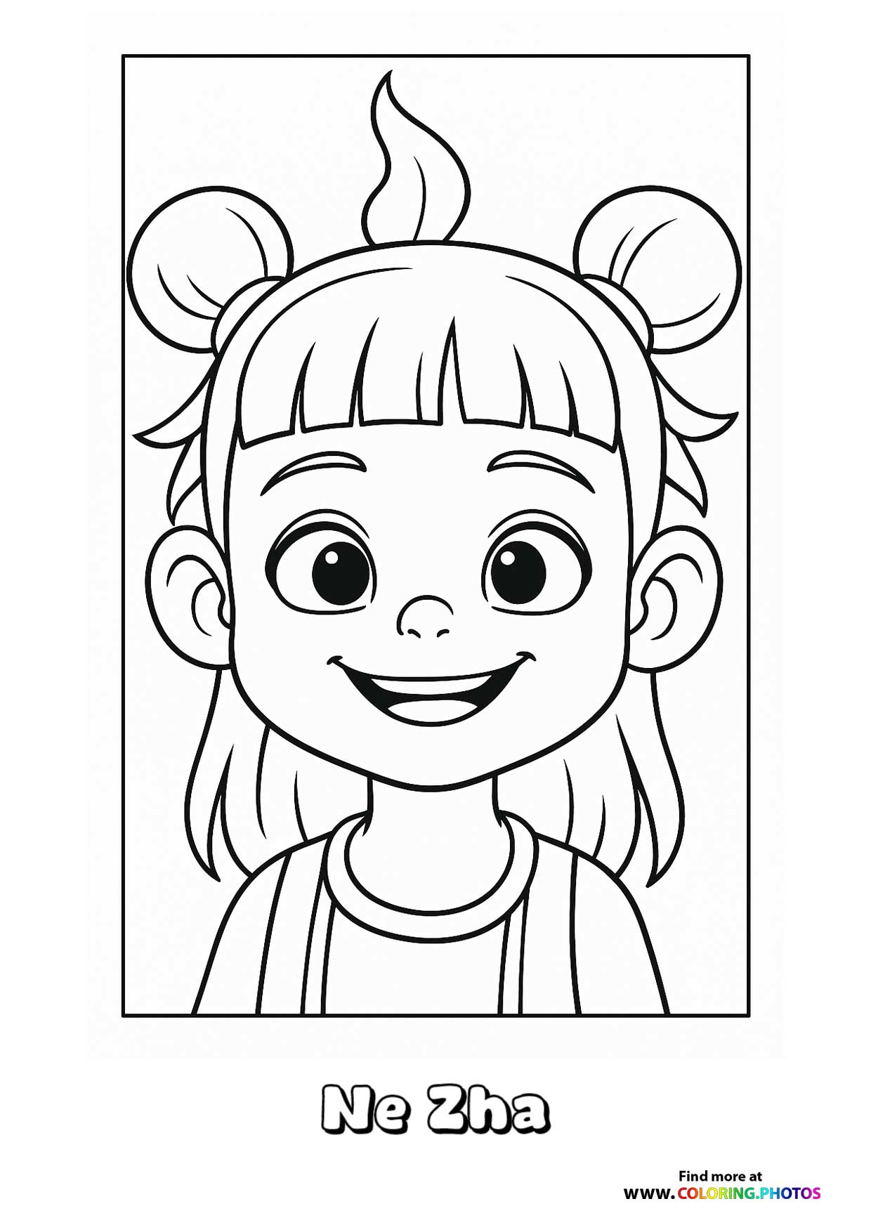 Ne Zha Smiling Portrait