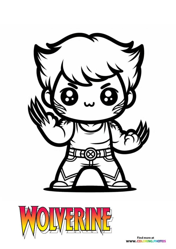 Chibi Wolverine with Claws