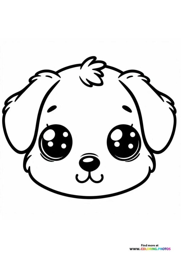Cute little puppy face