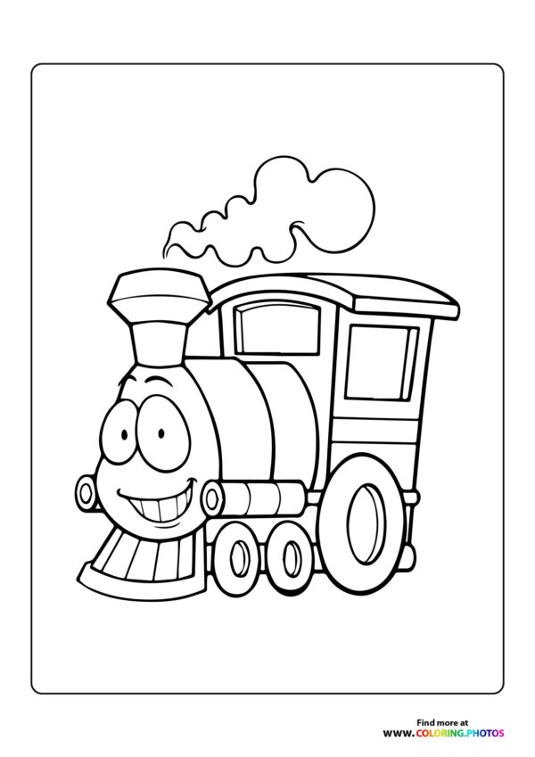 Cute locomotive