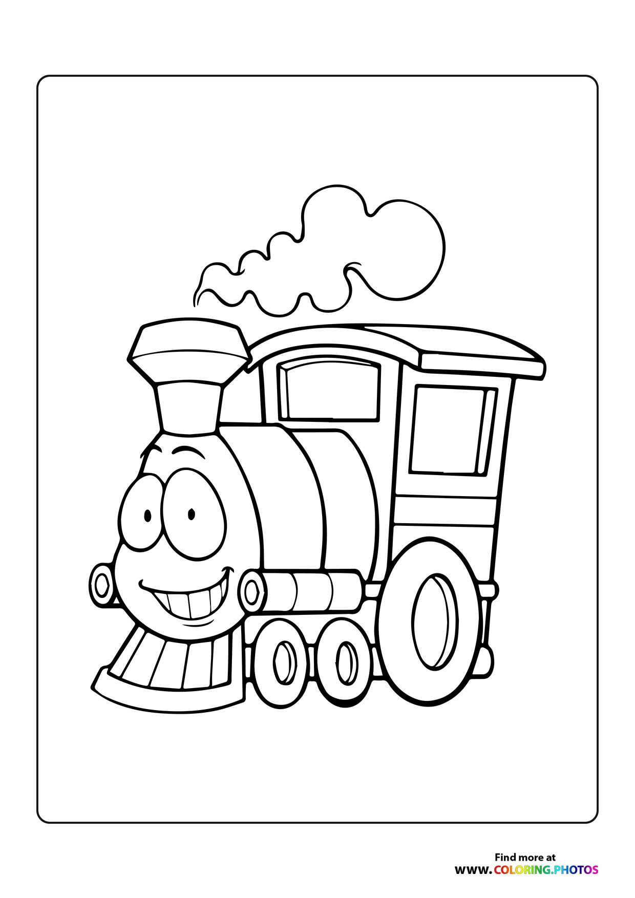 Cute locomotive