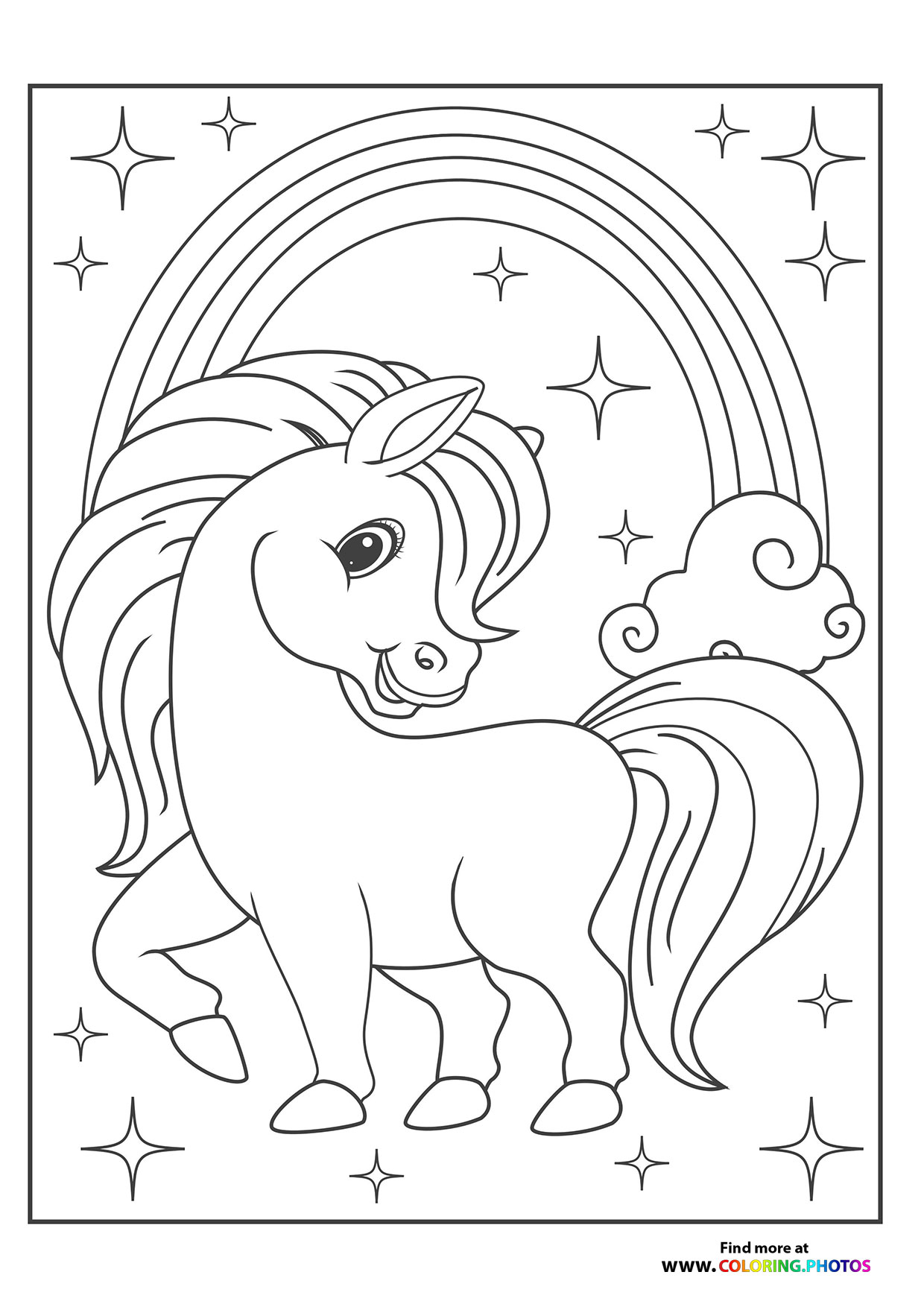 Cute pony