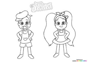 Diana and Roma smiling