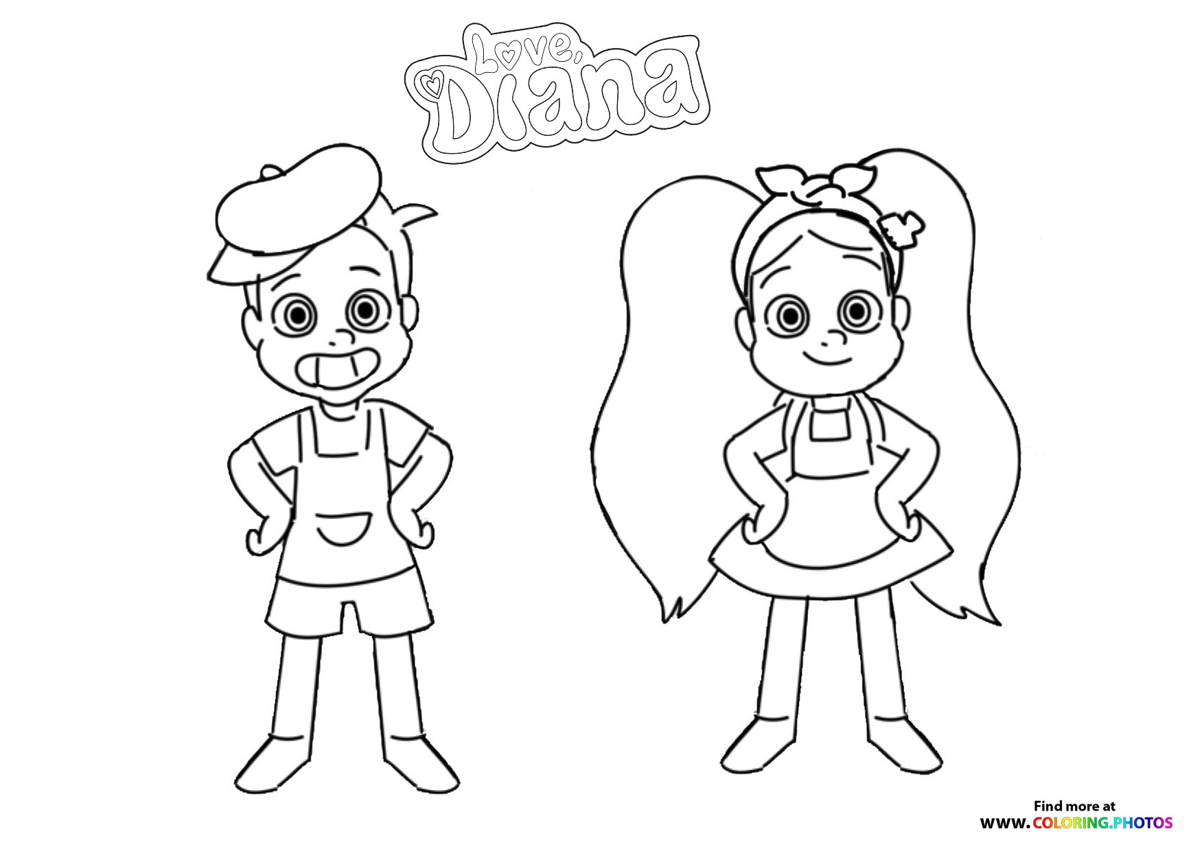 Diana and Roma smiling