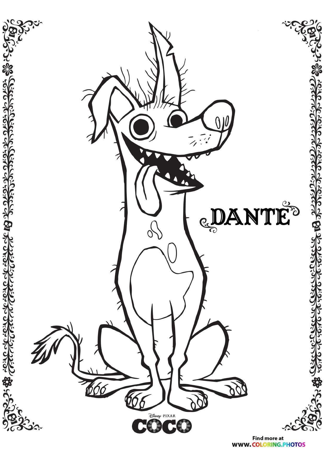 Dante the Xoloitzcuintli