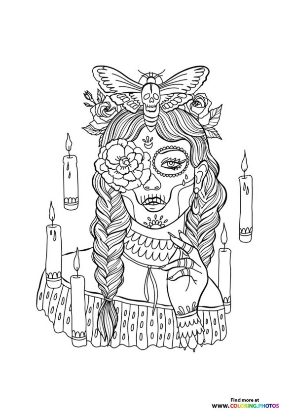 Day of dead girl
