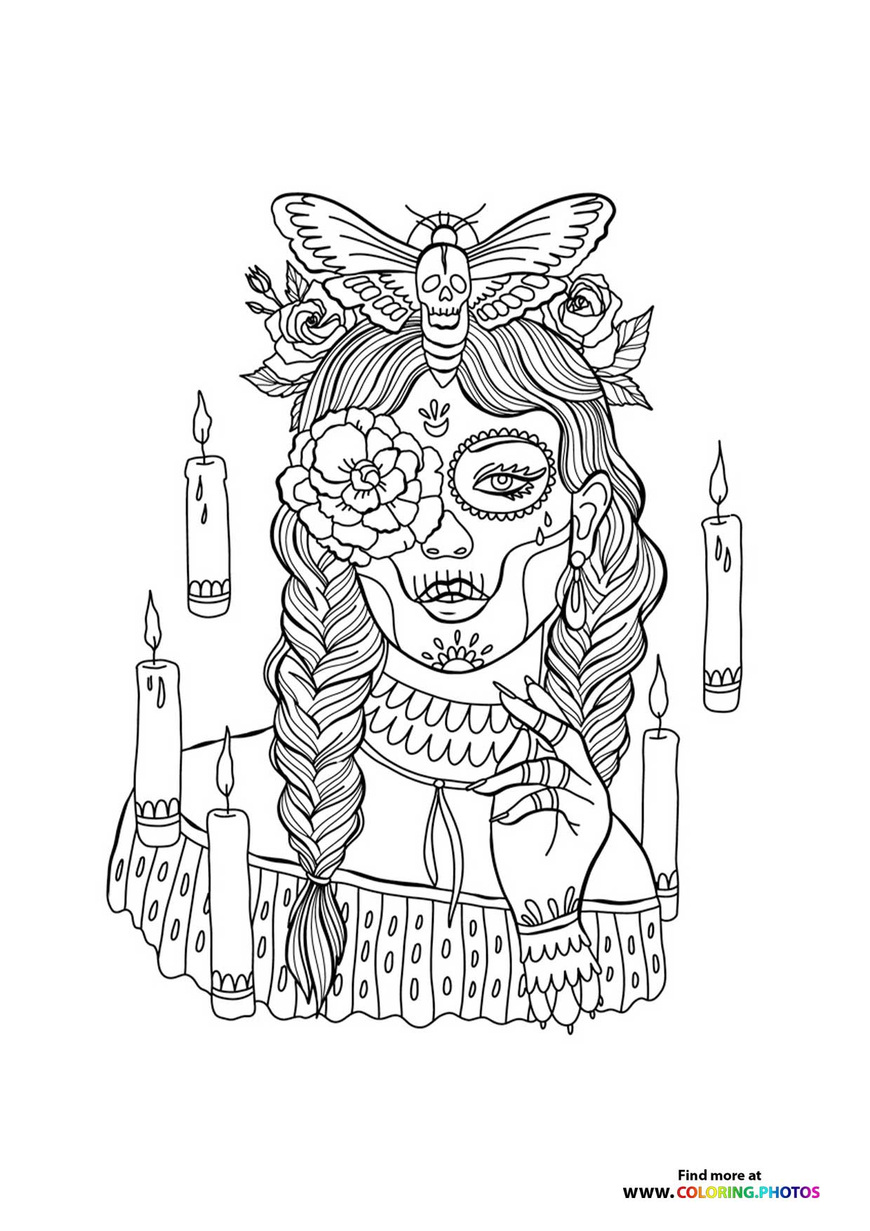 Day of dead girl