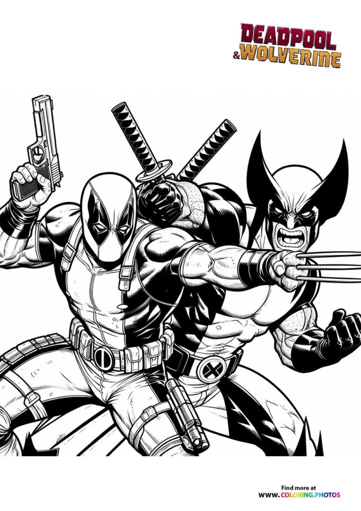 Deadpool & Wolverine Action Duo