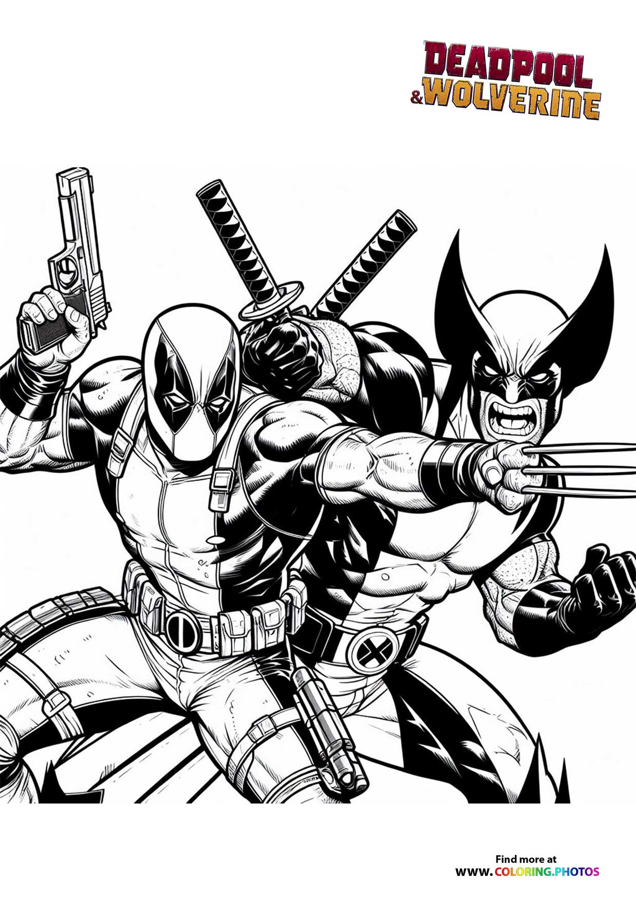 Deadpool & Wolverine Action Duo