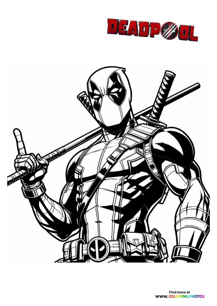Deadpool Making Peace Sign