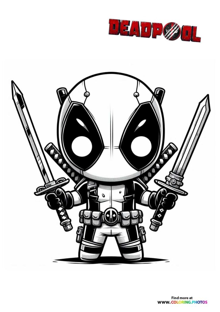 Deadpool with Dual Swords