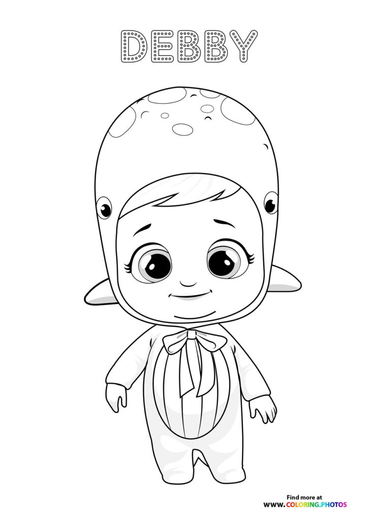 Debby - Cry Babies coloring page