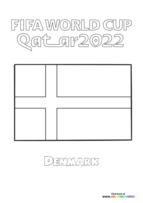 Denmark World Cup flag