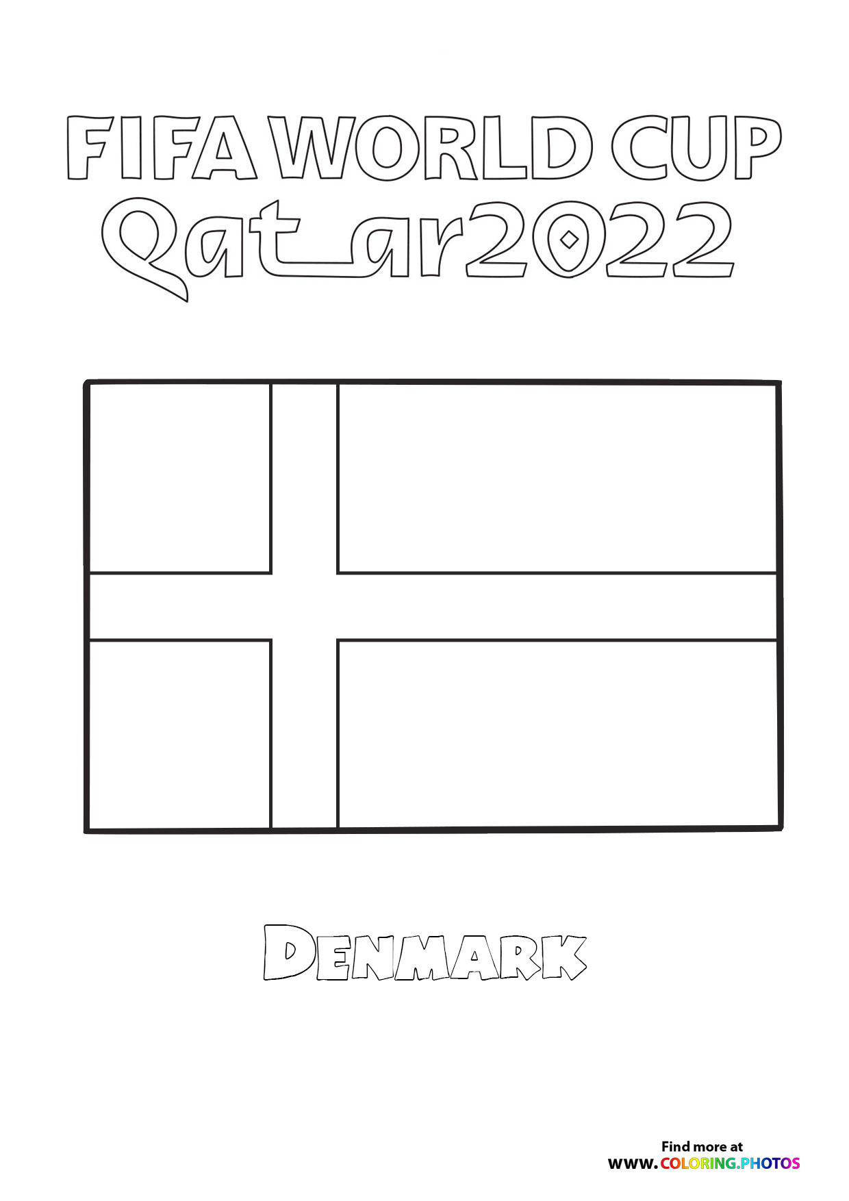 Denmark World Cup flag