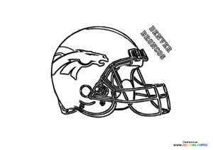 Denver Broncos NFL helmet