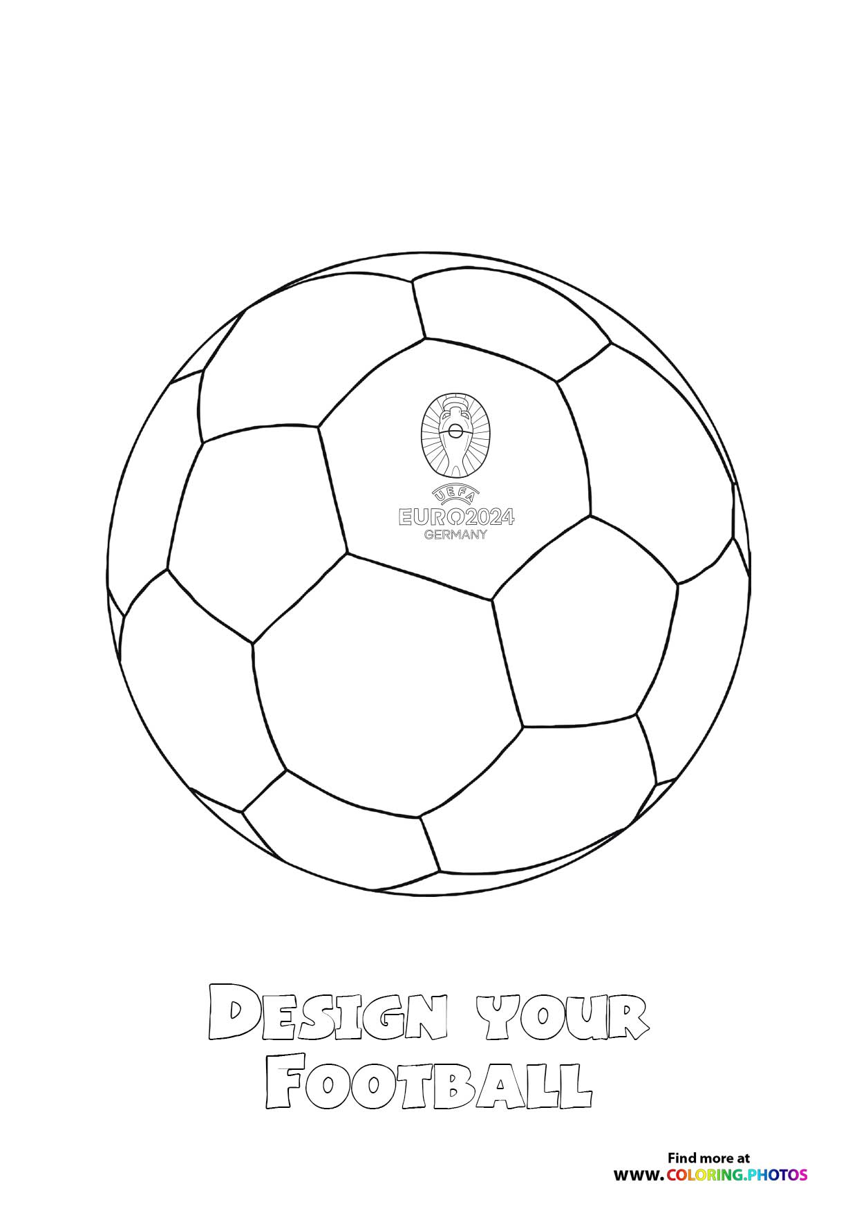 Design Your football Euro 2024 Germany