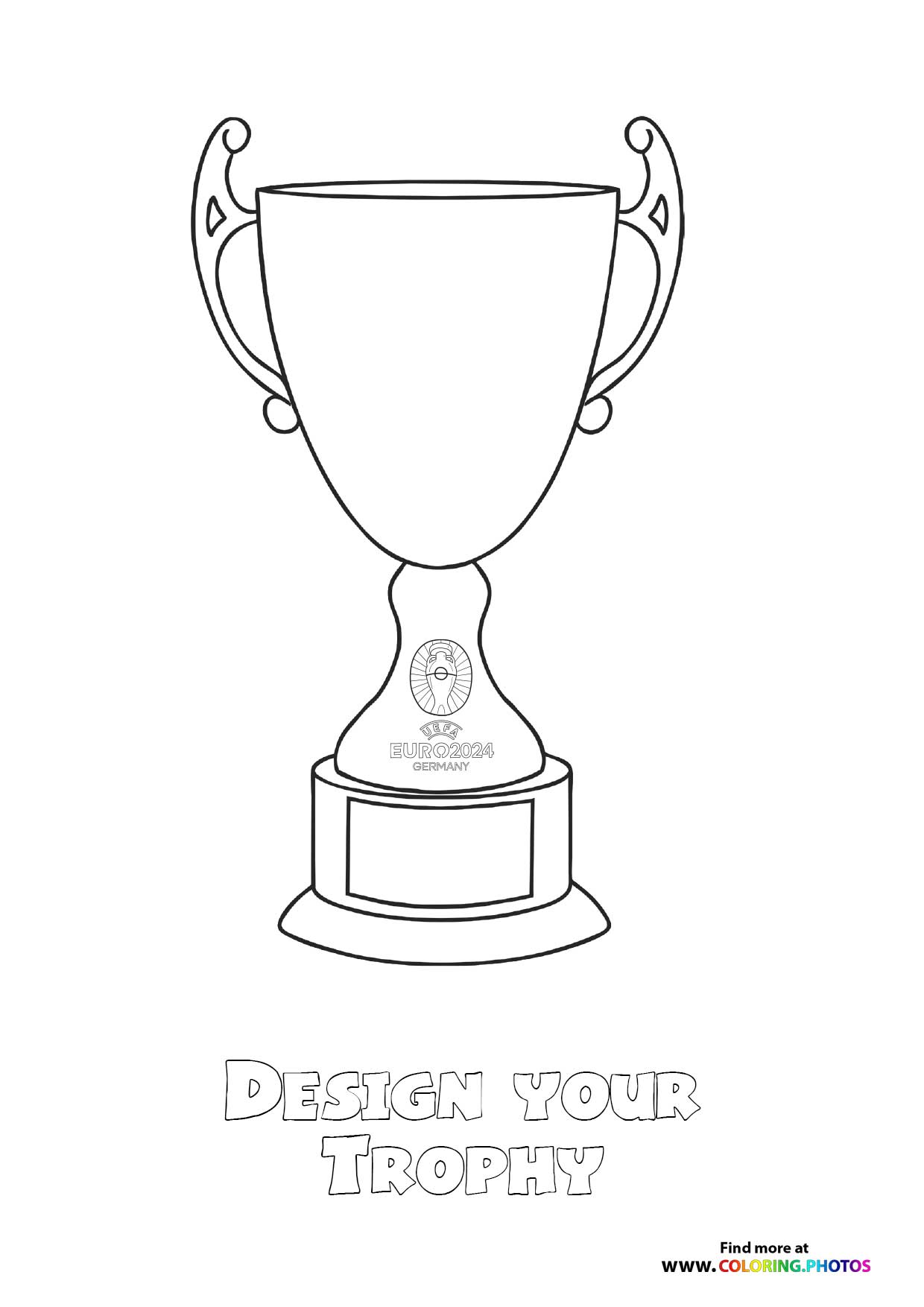 Design Your trophy Euro 2024 Germany