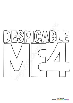 Despicable Me 4 Title