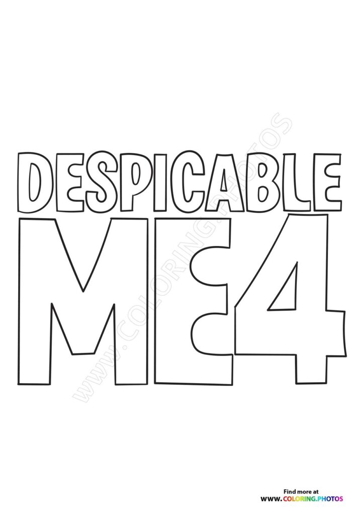 Despicable Me 4 Title