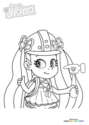 Diana with a hammer