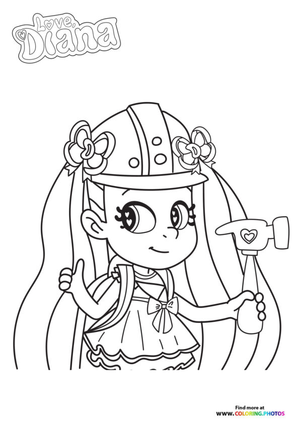 Diana with a hammer