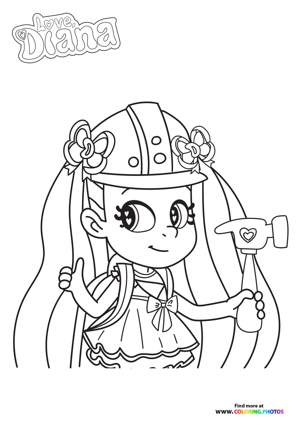 Diana with a hammer