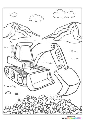 Digger for rocks