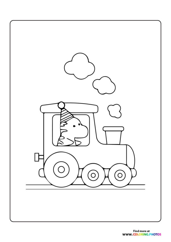 Dino driving train