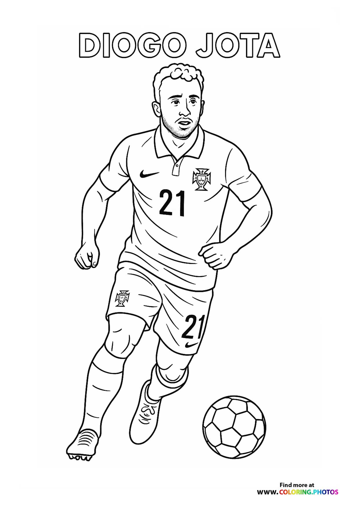 Diogo Jota playing football