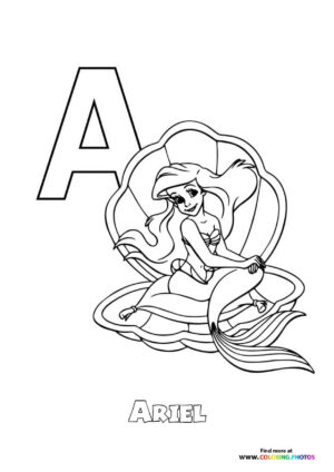 Disney ABC coloring pages