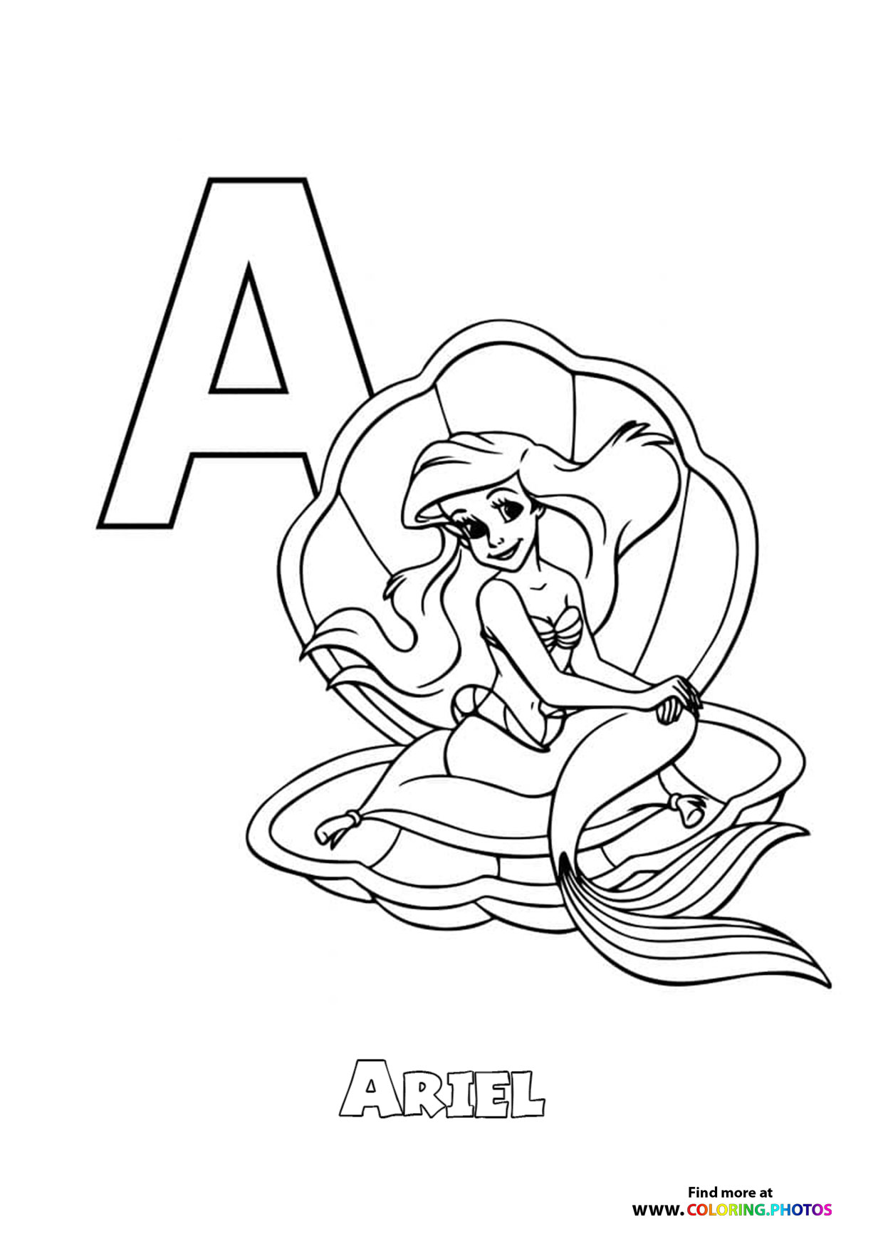 Disney ABC coloring pages