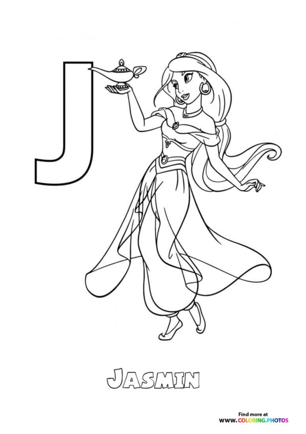 Disney ABC coloring pages page 10