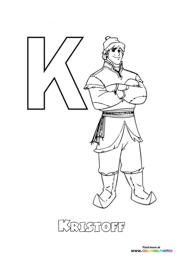 Disney ABC coloring pages page 11