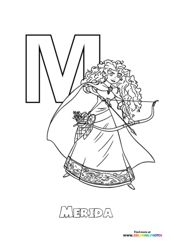 Disney ABC coloring pages page 13