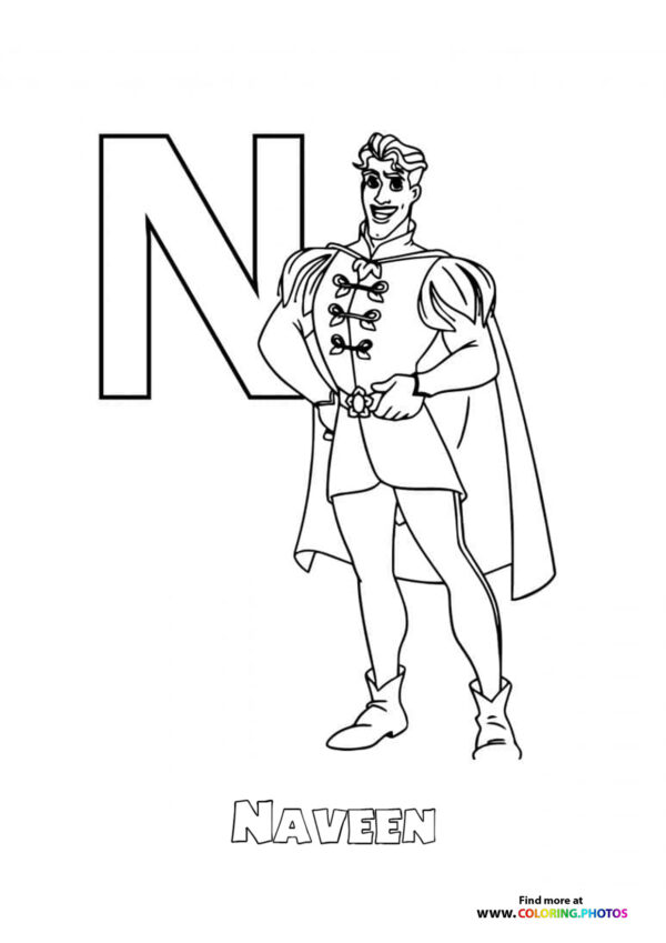 Disney ABC coloring pages page 14