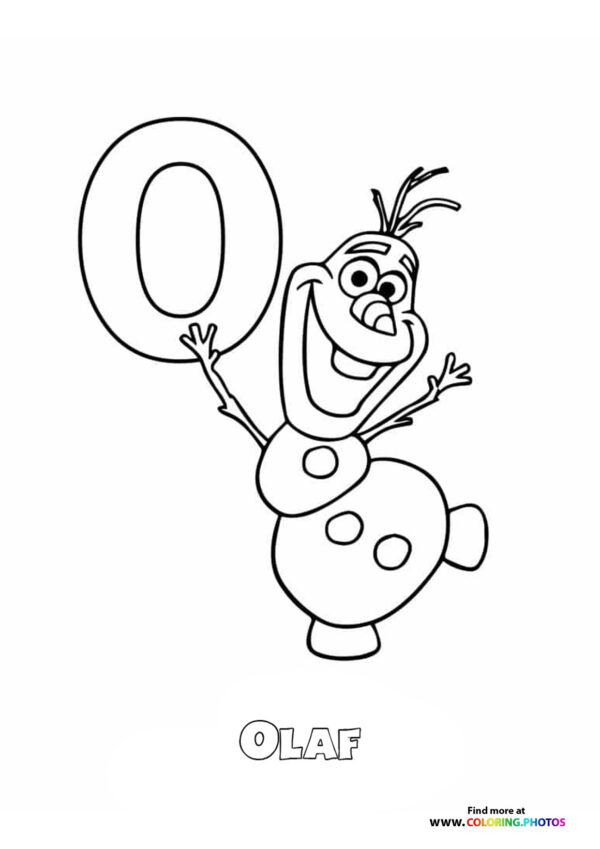 Disney ABC coloring pages page 15