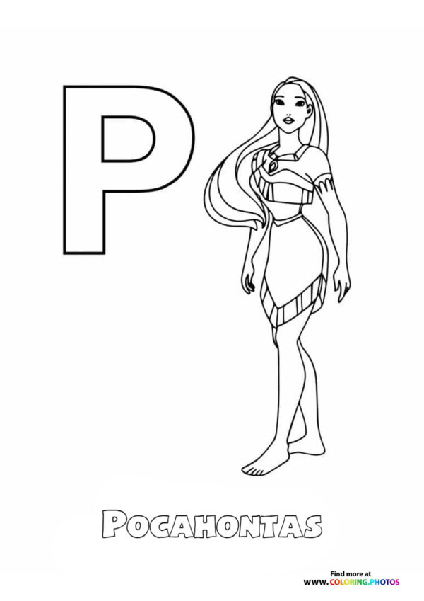 Disney ABC coloring pages page 16