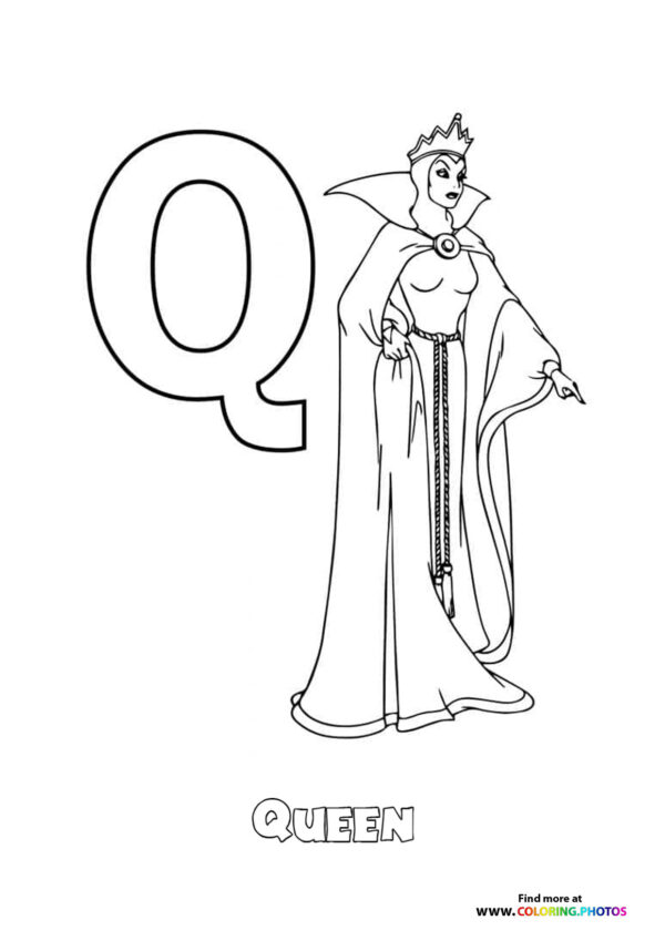 Disney ABC coloring pages page 17