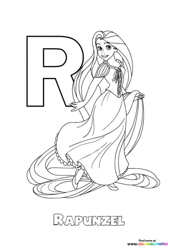 Disney ABC coloring pages page 18