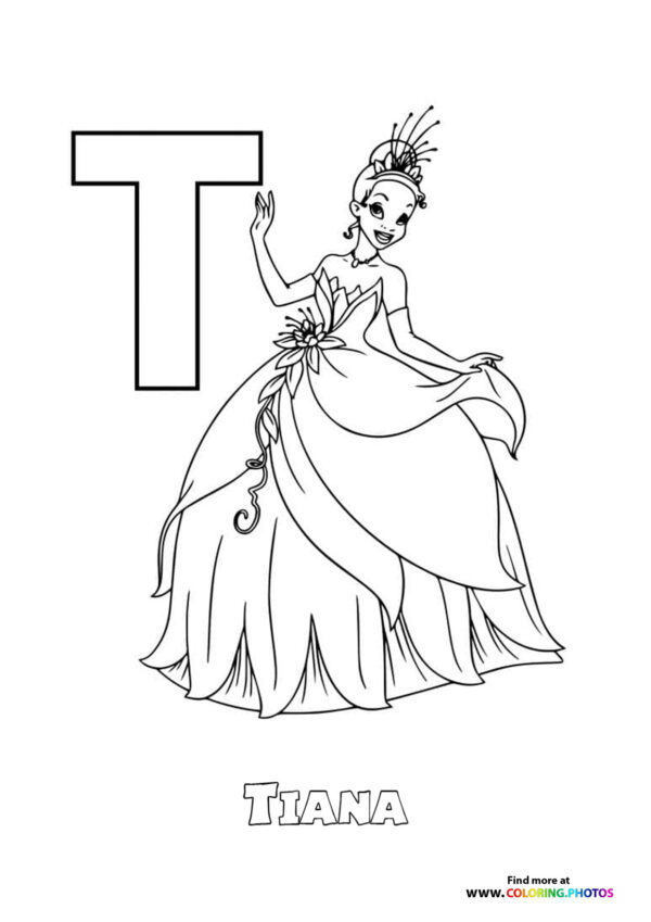 Disney ABC coloring pages page 20