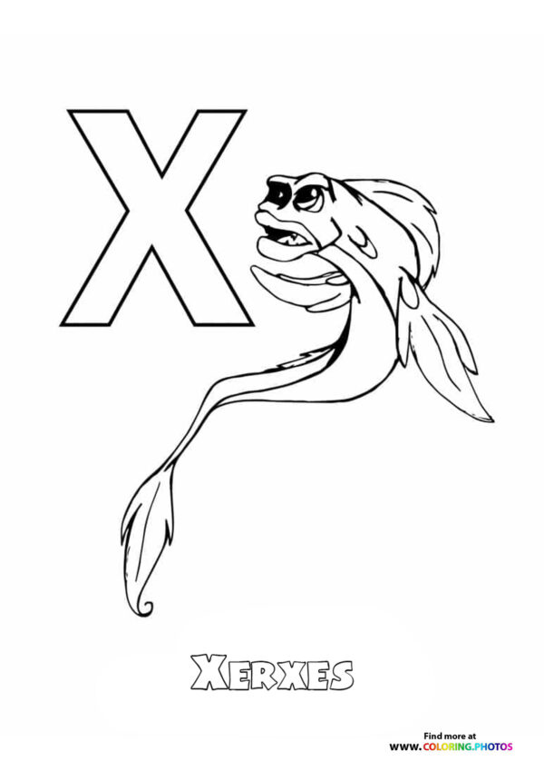 Disney ABC coloring pages page 24