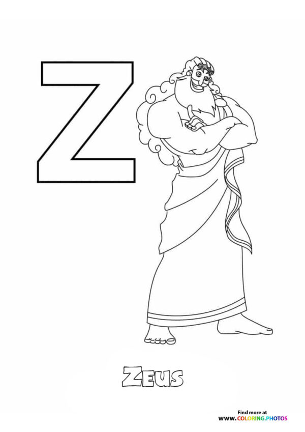 Disney ABC coloring pages page 26