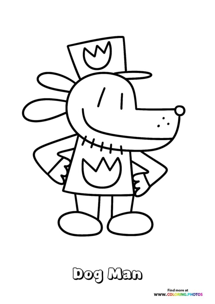Dog Man in His Cape