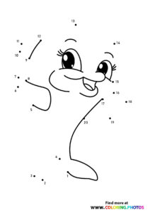 Dolphin dot the dots worksheet